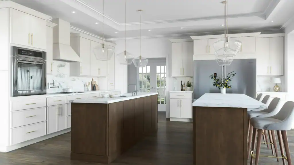 Fabuwood's new shaker door style, Luna.